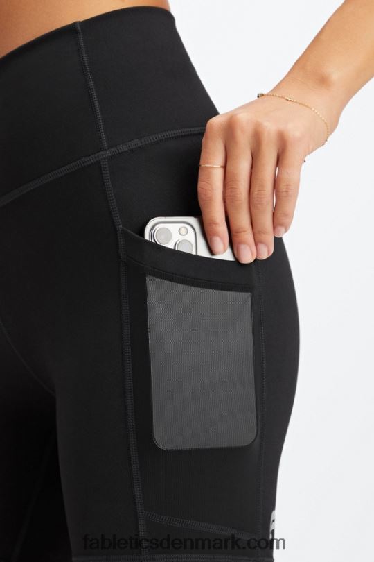 Fabletics Kvinder On-the-go powerhold højtaljet 6\'\' kort 5 PNX2T248 ø flugt/reflekterende logo