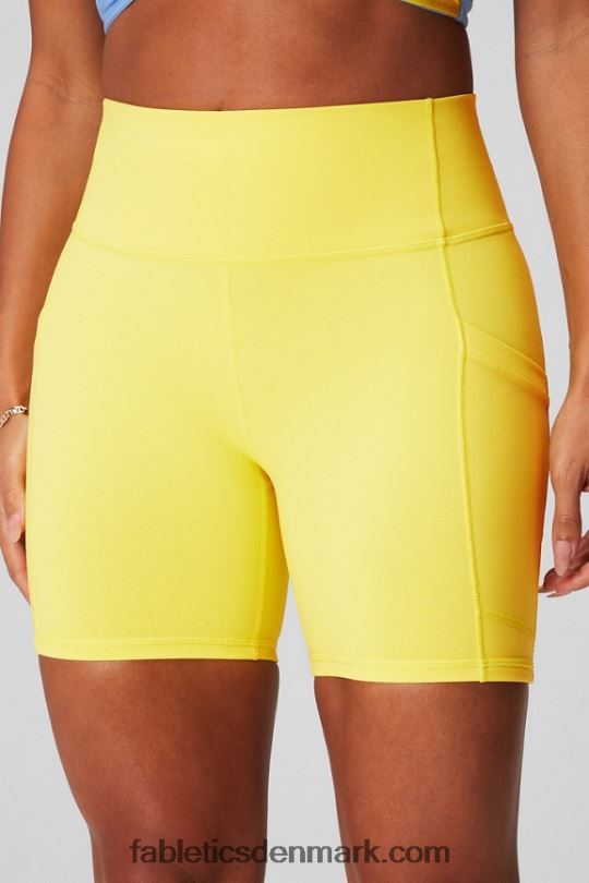 Fabletics Kvinder On-the-go powerhold højtaljet 6\'\' kort 5 PNX2T251 terrazzo/reflekterende logo