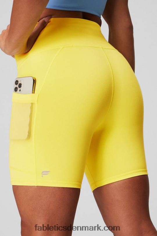 Fabletics Kvinder On-the-go powerhold højtaljet 6\'\' kort 5 PNX2T251 terrazzo/reflekterende logo
