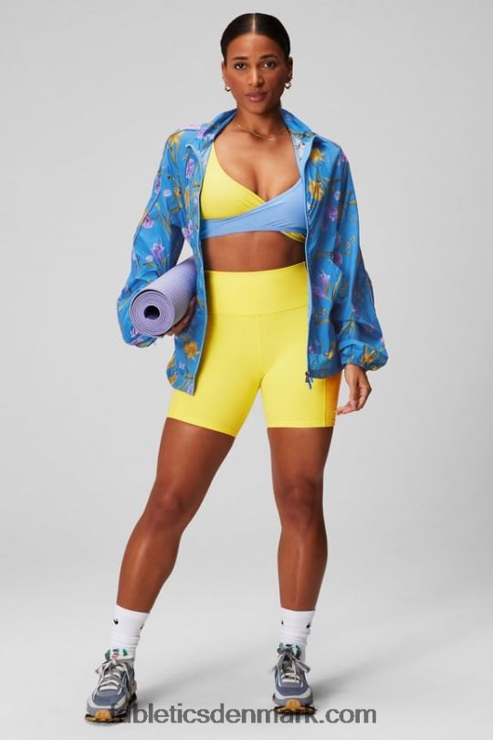 Fabletics Kvinder On-the-go powerhold højtaljet 6\'\' kort 5 PNX2T251 terrazzo/reflekterende logo