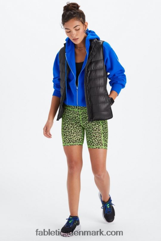 Fabletics Kvinder On-the-go powerhold højtaljet 6\'\' kort 5 PNX2T252 sort/atletisk klub