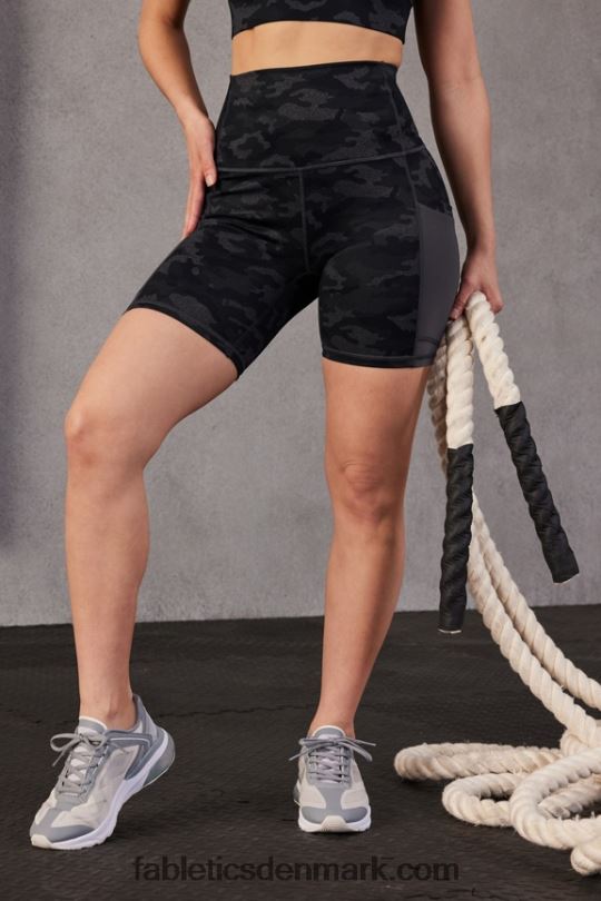 Fabletics Kvinder On-the-go powerhold højtaljet 6\'\' kort 6 PNX2T253 plys pink/morgenfrue