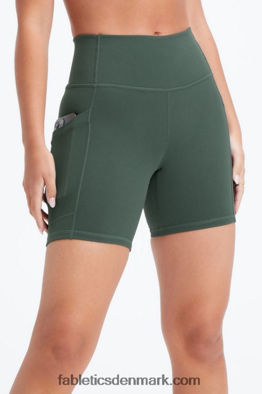 Fabletics Kvinder On-the-go powerhold højtaljet 6\'\' kort 6 PNX2T254 stenbrudsgrå/atomare