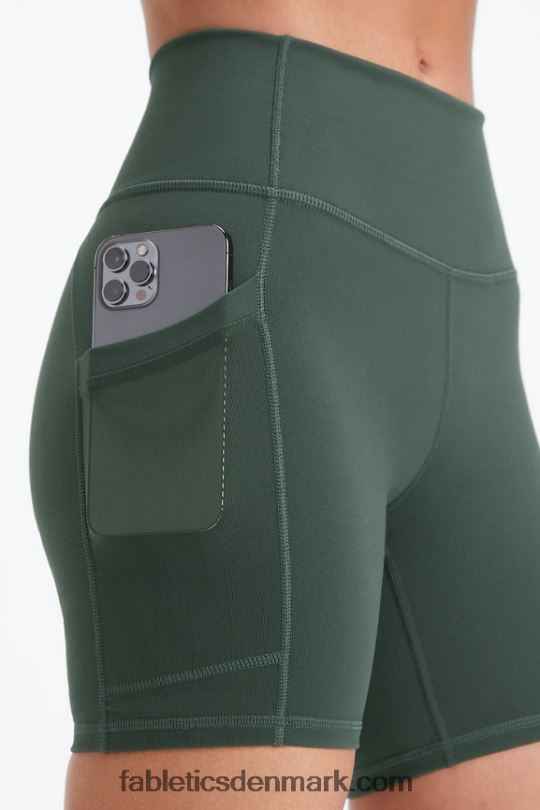Fabletics Kvinder On-the-go powerhold højtaljet 6\'\' kort 6 PNX2T254 stenbrudsgrå/atomare