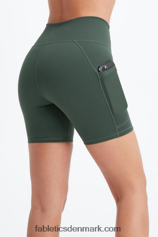 Fabletics Kvinder On-the-go powerhold højtaljet 6\'\' kort 6 PNX2T254 stenbrudsgrå/atomare