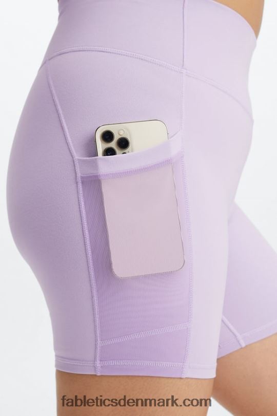 Fabletics Kvinder On-the-go powerhold højtaljet 6\'\' kort 6 PNX2T257 chill/mat guld