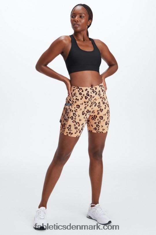 Fabletics Kvinder On-the-go powerhold højtaljet 6\'\' kort 7 PNX2T258 grå violet/knap blå