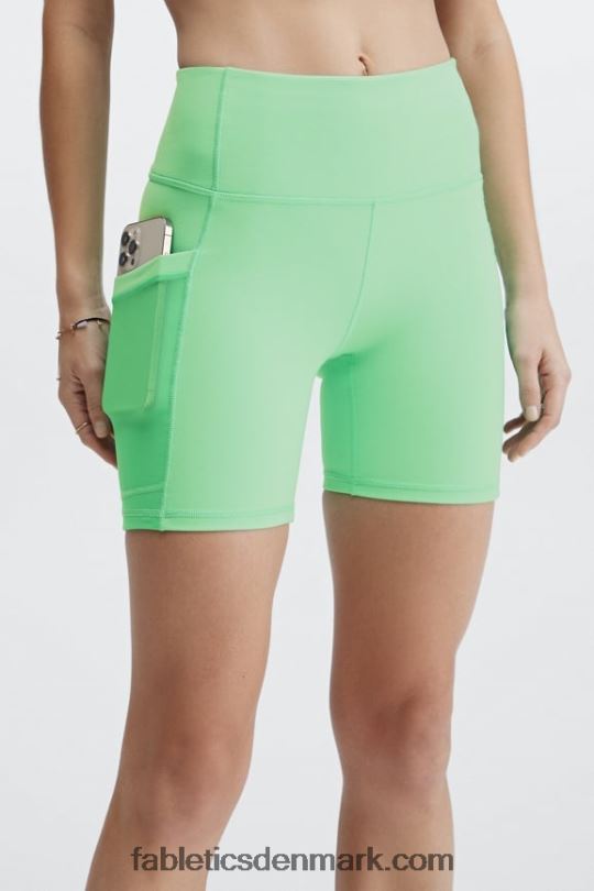 Fabletics Kvinder On-the-go powerhold højtaljet 6'' kort 8 PNX2T264 røg/opal