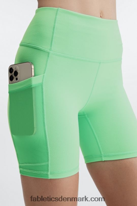 Fabletics Kvinder On-the-go powerhold højtaljet 6\'\' kort 8 PNX2T264 røg/opal