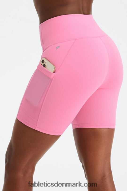 Fabletics Kvinder On-the-go powerhold højtaljet 6'' kort 8 PNX2T265 røg/opal