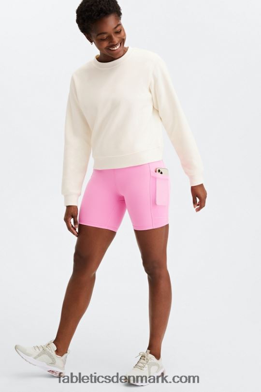 Fabletics Kvinder On-the-go powerhold højtaljet 6\'\' kort 8 PNX2T265 røg/opal