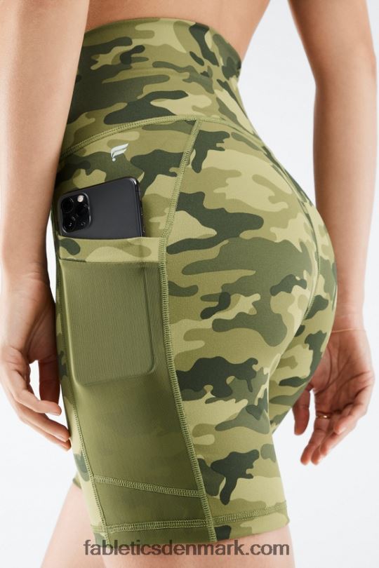 Fabletics Kvinder On-the-go powerhold højtaljet 6\'\' kort 8 PNX2T267 stormsky/ombre hele dagen