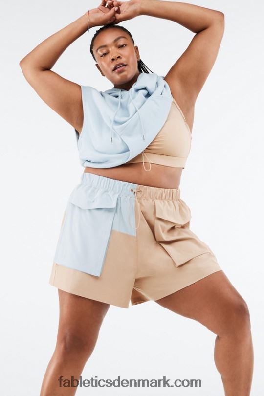 Fabletics Kvinder anastasia cargo short PNX2T549 ørken/blå sten