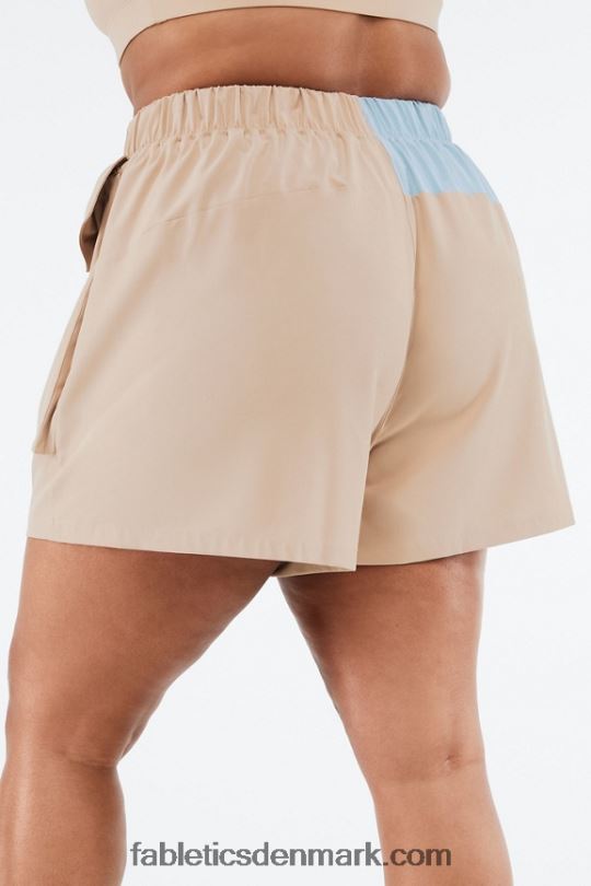 Fabletics Kvinder anastasia cargo short PNX2T549 ørken/blå sten
