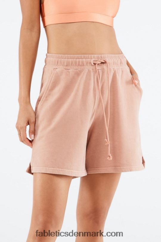 Fabletics Kvinder andie short 7" PNX2T562 dyb kobolt/aloe