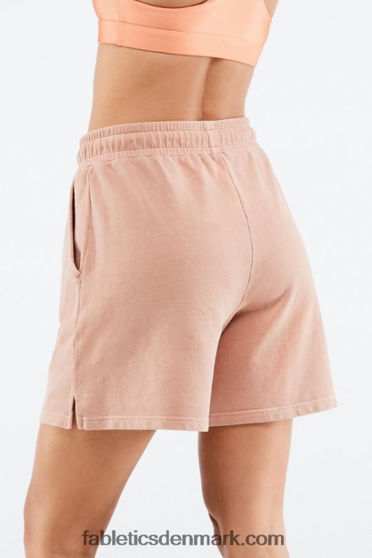 Fabletics Kvinder andie short 7\" PNX2T562 dyb kobolt/aloe