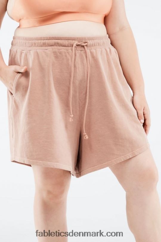 Fabletics Kvinder andie short 7" PNX2T563 dyb kobolt/aloe