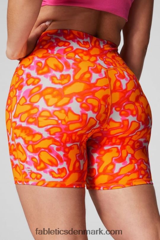 Fabletics Kvinder anywhere motion365 højtaljet 6'' kort PNX2T471 torden/multi