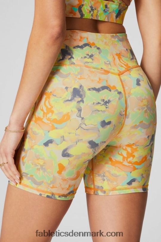 Fabletics Kvinder anywhere motion365+ højtaljet 6'' kort PNX2T614 creme/grafik