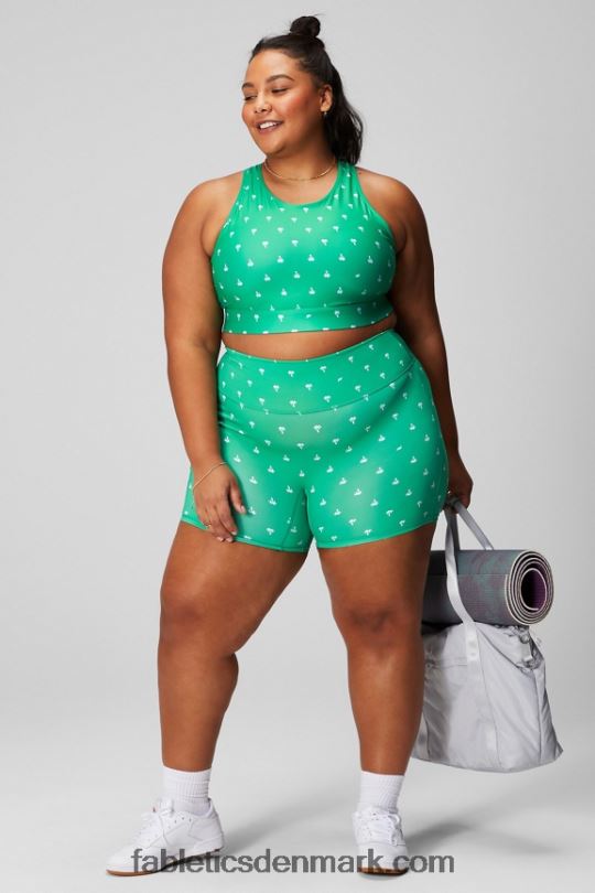 Fabletics Kvinder anywhere motion365+ højtaljet 6\'\' kort PNX2T619 vasket elektrisk kirsebær/hvid