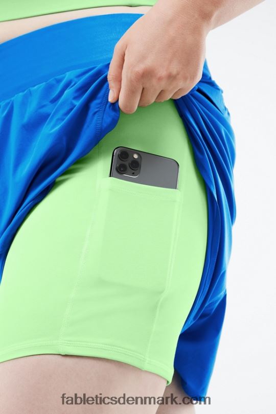 Fabletics Kvinder austyn løbe kort PNX2T572 elektrisk blå/parakit