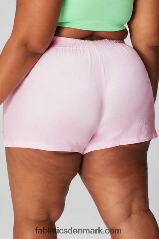 Fabletics Kvinder bomuldsvoile højtaljet kort PNX2T247 soft shell/reflekterende logo