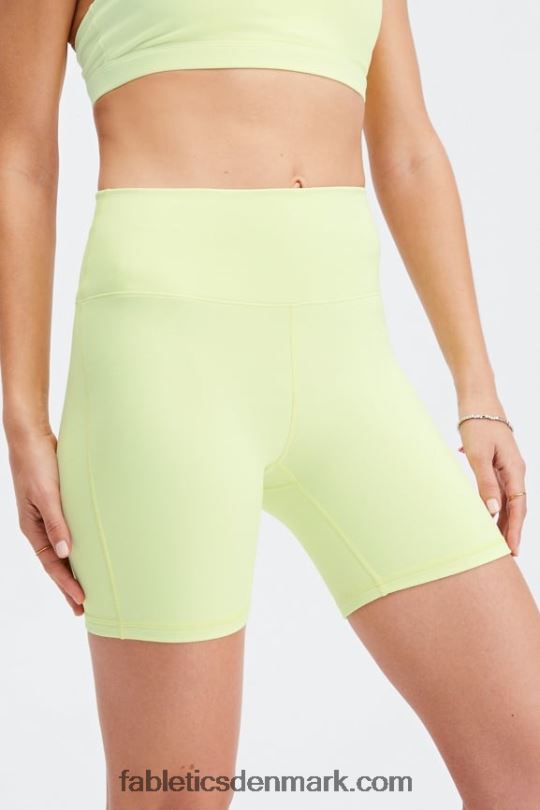 Fabletics Kvinder boost powerhold højtaljet 6\'\' kort PNX2T414 citroncreme/multi