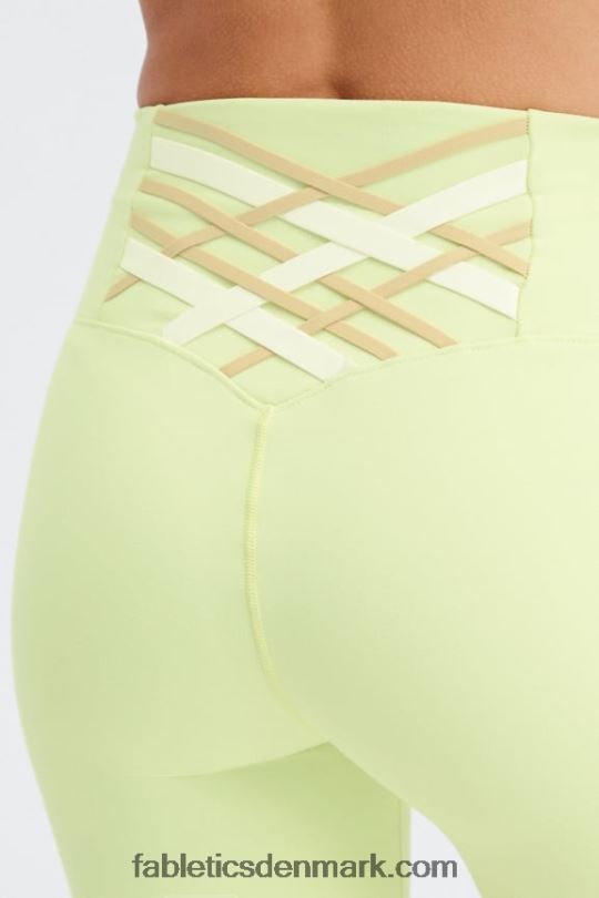 Fabletics Kvinder boost powerhold højtaljet 6\'\' kort PNX2T414 citroncreme/multi