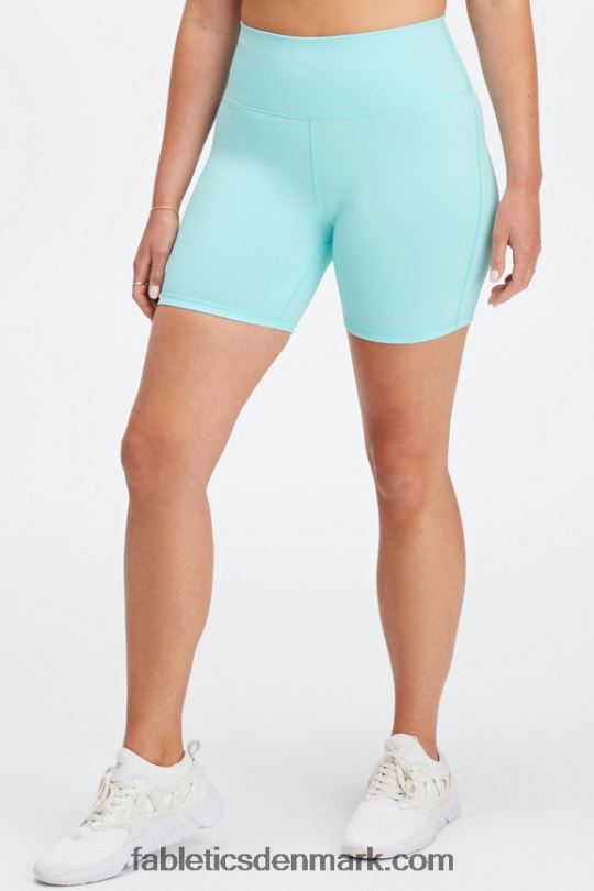 Fabletics Kvinder boost powerhold højtaljet 6\'\' kort PNX2T417 krystalbølge/multi