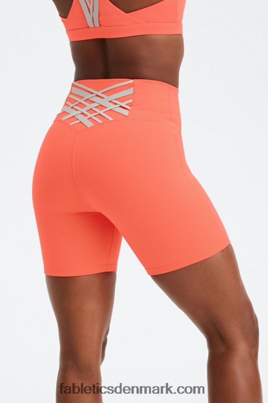 Fabletics Kvinder boost powerhold højtaljet 6'' kort PNX2T420 atom-/brudgrå