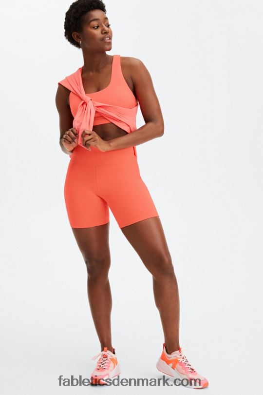 Fabletics Kvinder boost powerhold højtaljet 6\'\' kort PNX2T420 atom-/brudgrå