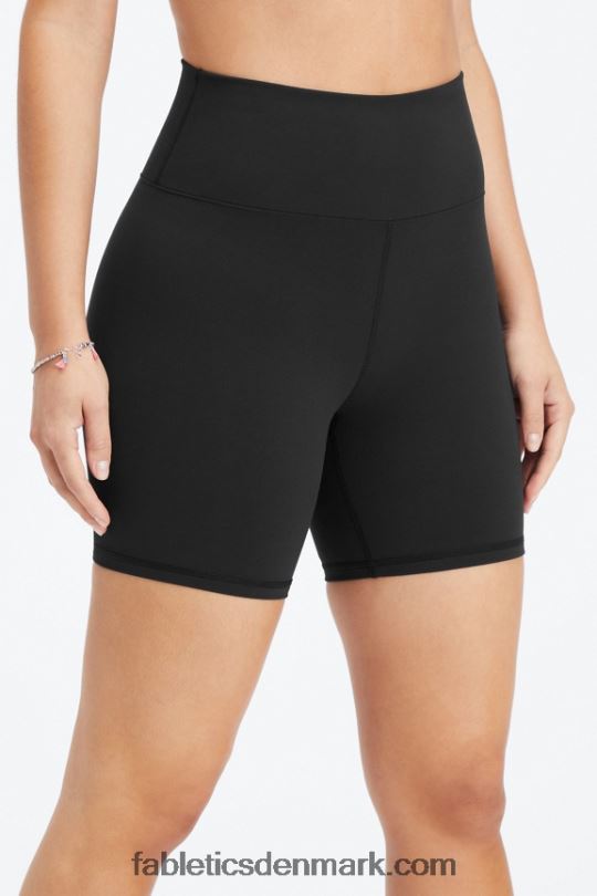 Fabletics Kvinder boost powerhold højtaljet 6\'\' kort PNX2T421 sort/citron creme