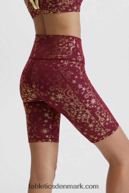 Fabletics Kvinder definere powerhold højtaljet 9\'\' kort 19 PNX2T339 sandeltræ/persimmon/reflekterende sølv