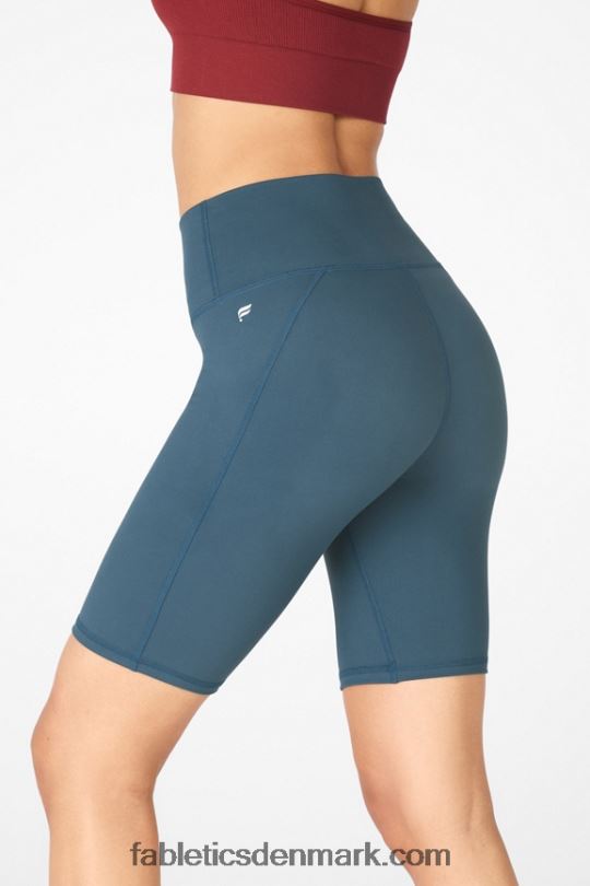 Fabletics Kvinder definere powerhold højtaljet 9'' kort 20 PNX2T345 støvet cedertræ/blomst