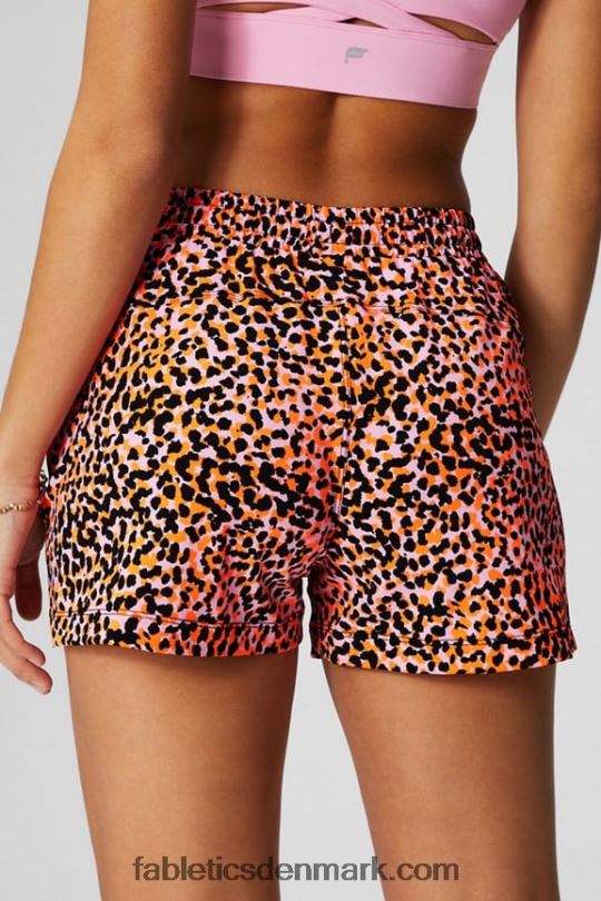 Fabletics Kvinder den ene korte 3\'\' PNX2T242 bamse/fuchsia