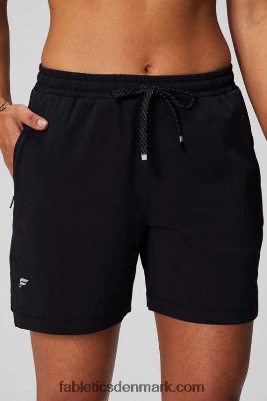 Fabletics Kvinder den ene korte 5\'\' PNX2T236 lystbådehavn/grå lyng/hvid
