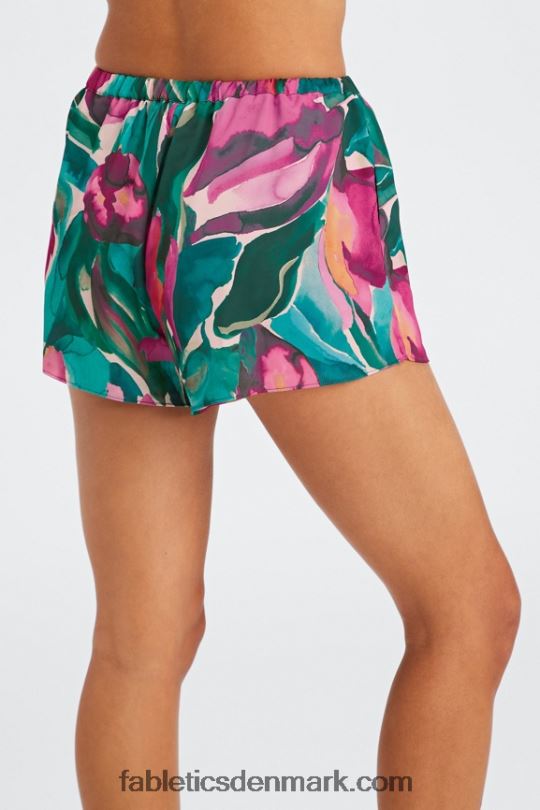 Fabletics Kvinder ecosatin sover kort PNX2T499 solsikke/meget bær