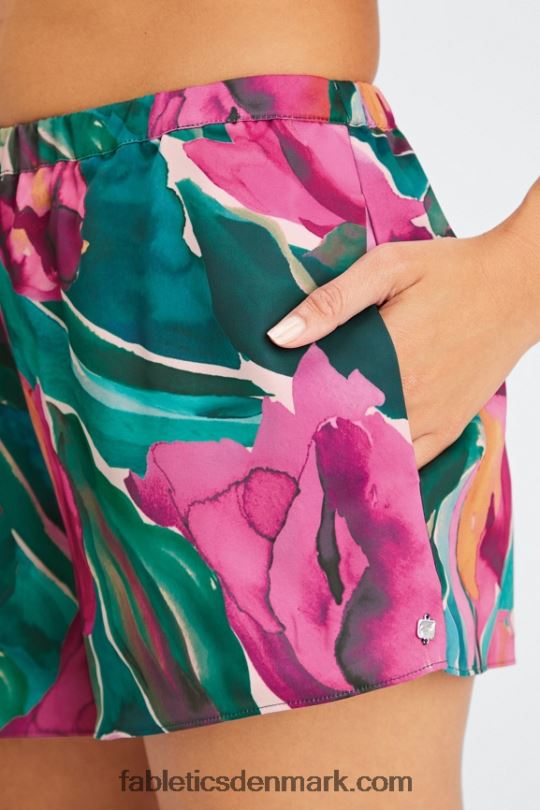 Fabletics Kvinder ecosatin sover kort PNX2T499 solsikke/meget bær