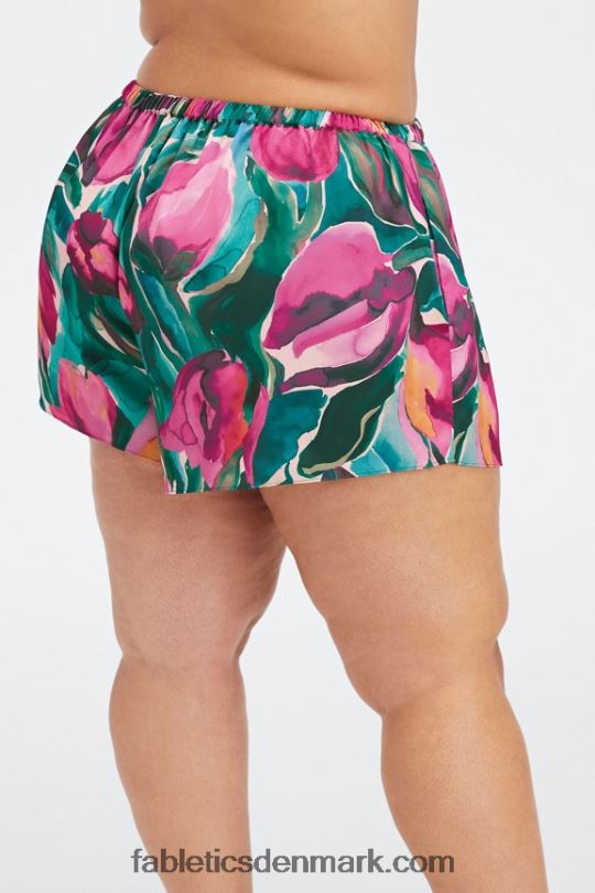 Fabletics Kvinder ecosatin sover kort PNX2T500 solsikke/meget bær