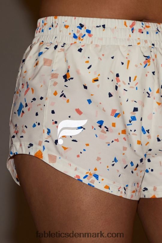 Fabletics Kvinder fuld hastighed mellemhøj køre kort PNX2T457 terrazzo/reflekterende logo