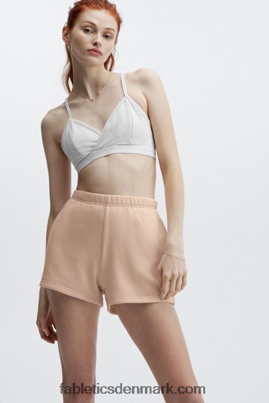 Fabletics Kvinder go-to slim sweatshorts PNX2T428 myntegrå/olivenlund