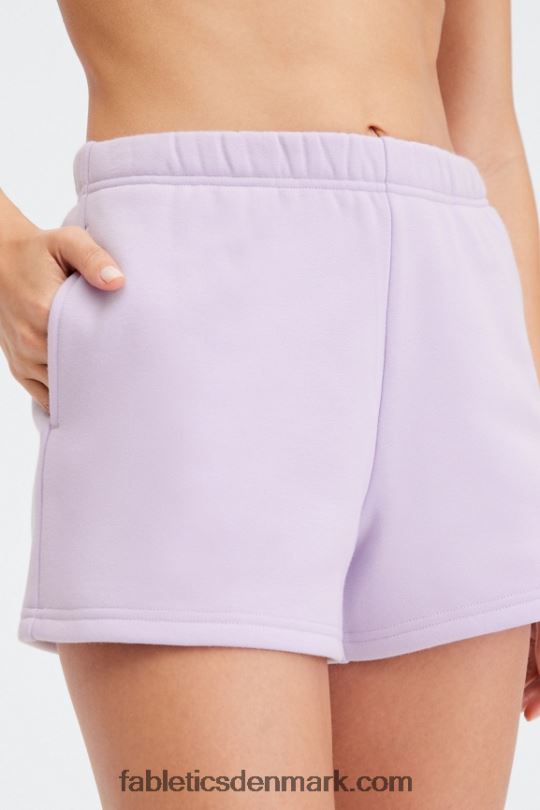 Fabletics Kvinder go-to slim sweatshorts PNX2T430 lilla cosmo/pink escape