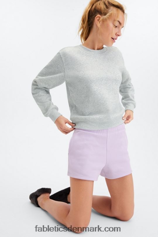Fabletics Kvinder go-to slim sweatshorts PNX2T430 lilla cosmo/pink escape