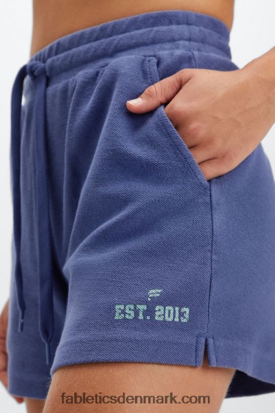 Fabletics Kvinder go-to vintage sweatshorts PNX2T489 dyb kobolt/aloe
