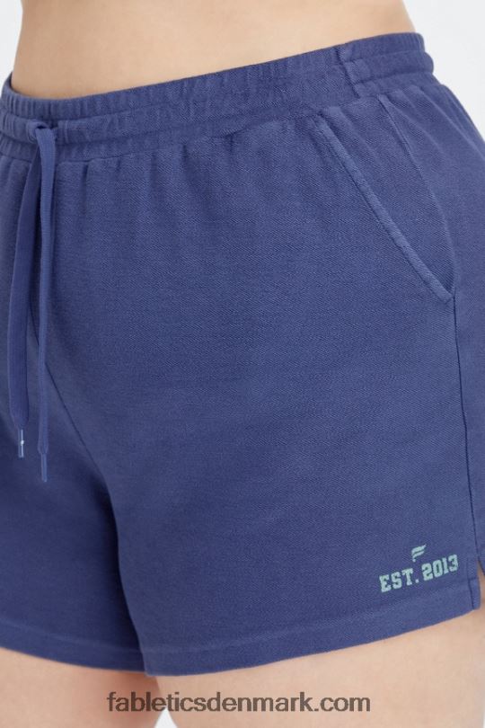 Fabletics Kvinder go-to vintage sweatshorts PNX2T490 dyb kobolt/aloe