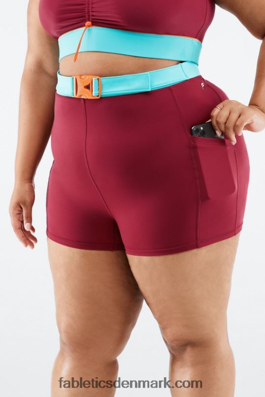 Fabletics Kvinder højtaljet motion365 hike short 3'' PNX2T557 mursten/multi