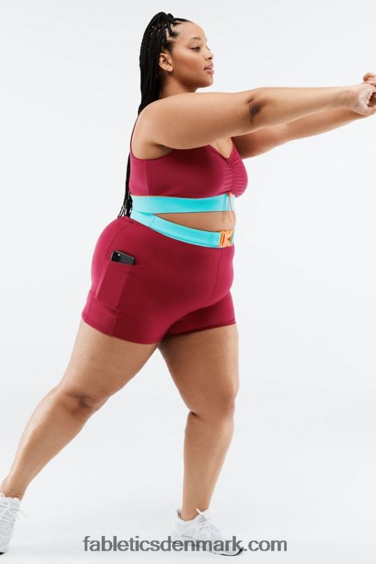 Fabletics Kvinder højtaljet motion365 hike short 3\'\' PNX2T557 mursten/multi