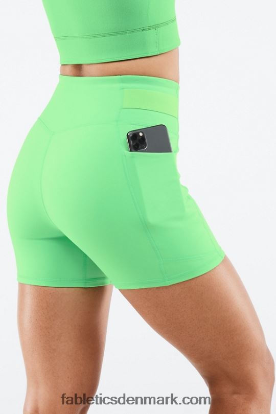 Fabletics Kvinder højtaljet motion365 lommekort 5\" PNX2T573 fjederblad/parakit