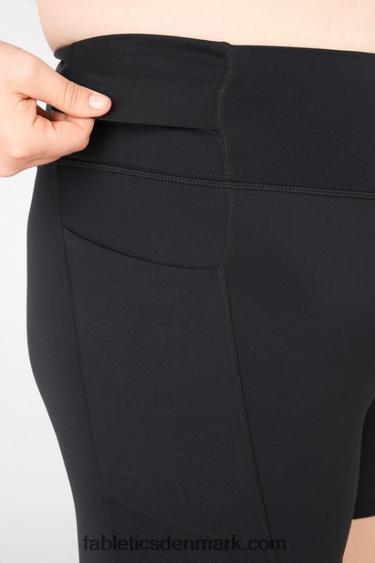 Fabletics Kvinder højtaljet motion365 lommekort 5\" PNX2T575 bølget gepard/highlighter