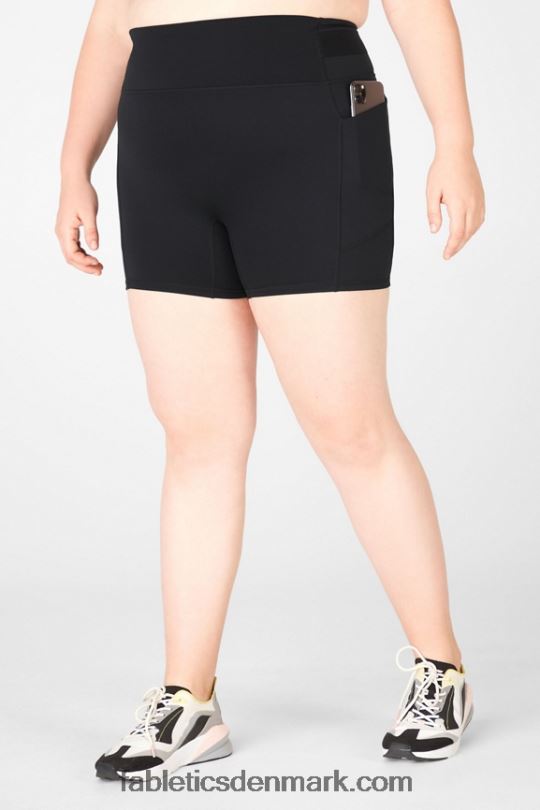Fabletics Kvinder højtaljet motion365 lommekort 5\" PNX2T575 bølget gepard/highlighter